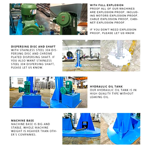 High Quality High Efficiency Vacuum Making Paint Machine Paints <b>Mixing</b> Machine High-Speed SUS304 Disperser <b>Mixing</b> <b>Equipment</b> - Product Image 3