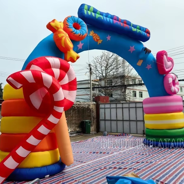 BIKI Customized Advertising Colorful Inflatable Rainbow