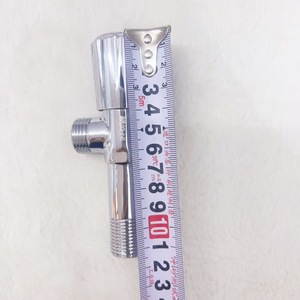 Válvula angular Shangyoujia de 11 cm con núcleo de cobre extendido, acabado cromado, rosca macho para uso en fontanería - Product Image 1