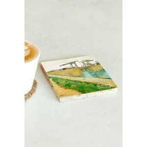 Posavasos de Piedra Individual de la Serie 17 de Vincent Van Gogh, Diseño Cuadrado para Regalo Empresarial o Promocional - Product Image 2