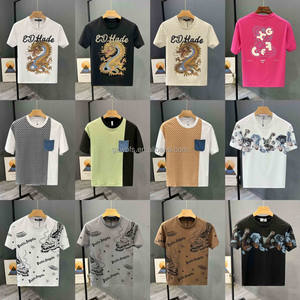 2025夏季潮流男士高档短袖t恤100% 纯棉人物图案大牌批发 - Product Image 4