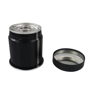 맞춤형 식품 등급 60mm 라운드 소형 금속 틴플레이트 캔 40g 50g 에어 타이트 씰 용기 말차 분말 60 * H60/60 * H68/60 * H100mm - Product Image 5