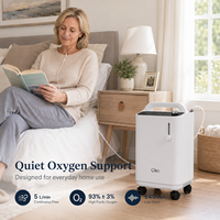 Concentrateur d'oxygène Olive OLV-5X 5L 96% O2 pour usage médical, hospitalier, thérapeutique, pour patients et usage domestique