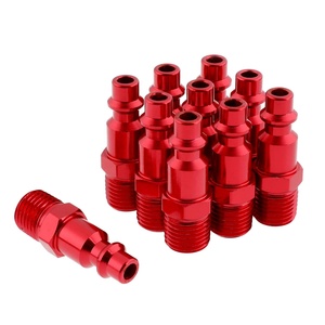 Conectores Neumáticos de Aire, Rosca NPT de 1/4 de Pulgada, Multicolor, Parte Hembra y Parte Macho, Accesorios para Mangueras de Aire, Más Vendidos - Product Image 2
