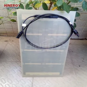 סיטונאי שקוף יעילות גבוהה sunpower שמש סלולרי 50W חצי גמיש פנל סולארי תוצרת סין