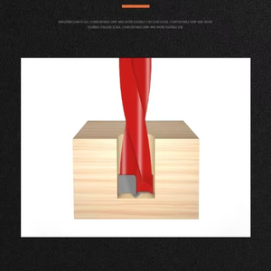 Getipte Boorkop Stopt Drift, Spiraalvormige Groeven Maken Een Gladde Boring Mogelijk In Hard Zacht Hout Dat Geschikt Is Voor Insteekdeugkklussen - Product Image 1