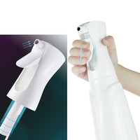Bouteille de mousse plate de 500ml Bouteille de pulvérisation de nettoyage de cuisine domestique Bouteille de pulvérisation de mousse continue transparente/blanche