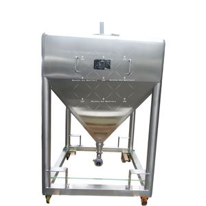 Tanque de Acero Inoxidable Ace 500-2000L Nuevo con Agitador, Tanque de Dosificación Industrial con Mezclador - Product Image 3