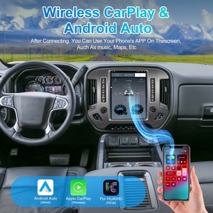 Navihua 12.1'' Tesla Style Android Multimedia Car Radio for Chevrolet Silverado GMC Sierra 2014 - 2018 with GPS CarPlay - Product Image 3