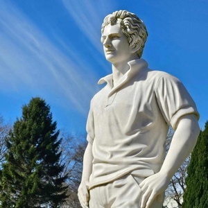 Statua Scultura Europea di Carlo Acutis in Marmo Benedetto a Grandezza Naturale Personalizzata per Chiese Parocchiali e Cappelle Giovanili - Product Image 4