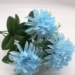 <span class=keywords><strong>Flores</strong></span> artificiales para decoración de día conmemorativo, 7 cabezas, para el <span class=keywords><strong>cementerio</strong></span> - Product Image 4