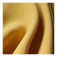 Tissu en mousseline de soie sergé 100 polyester, 50 pièces, bon marché, teint, 80D, 125gsm, vente en gros