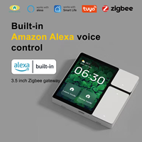 TPL03 Golden Security, Panel de Control Central con Pantalla para Automatización del Hogar Inteligente Tuya, Zigbee Gateway Linux con Alexa Integrada