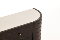 Collection de meubles nordiques rétro minimalistes, armoire en pin et béton recyclé, armoire noire pour salon, meubles de salon