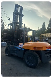 Chariot élévateur TCM FD100 10 tonnes TCM en bon état chariot élévateur à fourche diesel en bon état à vendre - Product Image 4