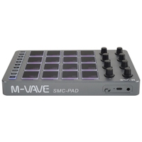 Contrôleur MIDI Bluetooth M-VAVE SMC-PAD/SMC-PAD POCKET avec 16 pads RGB sensibles à la vélocité pour les producteurs de musique électronique