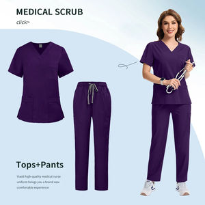 Conjuntos <span class=keywords><strong>de</strong></span> fregado para mujer, <span class=keywords><strong>uniformes</strong></span> <span class=keywords><strong>de</strong></span> enfermera <span class=keywords><strong>de</strong></span> Hospital, ropa <span class=keywords><strong>de</strong></span> <span class=keywords><strong>trabajo</strong></span> Dental, trajes estéticos transpirables, <span class=keywords><strong>uniformes</strong></span> médicos elásticos en 4 direcciones para hombres - Product Image 2