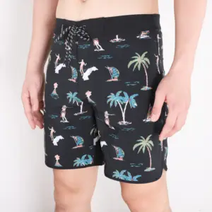 Hot New Products Men's Sublimated Beach Pants Shorts Surf Pants Summer Sexy Board Shorts