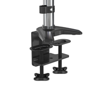 CHARMOUNT Monitor Arm Gas Spring Single Wall Mount with Keyboard Tray Computer Hardware & Software