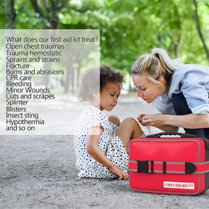 266 पीसीएस बड़ी आपातकालीन चिकित्सा किट आउटडोर ट्रॉमा किट गृह कार्यालय के लिए चिकित्सा प्राथमिक चिकित्सा किट - Product Image 6