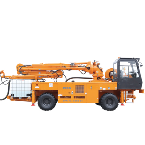 Бетонная система CIFA Spritz для подземных горных районов