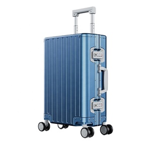 2024 nouvelles valises de voyage tout en aluminium Logo personnalisé bagages conçus sacs de <span class=keywords><strong>Laugage</strong></span> bagages unisexe - Product Image 6