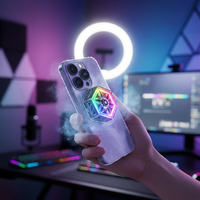 Support de téléphone magnétique RGB avec refroidissement semi-conducteur pour jeux et streaming – Support de bureau