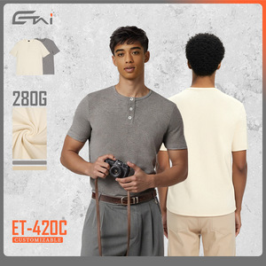 เสื้อยืดคอกลมแขนสั้นทรงเข้ารูปสำหรับผู้ชาย ผ้าผสมใยสังเคราะห์ระบายอากาศได้ดี น้ำหนัก 280 กรัม ป้องกันแสงแดด ซับเหงื่อ แห้งไว สวมใส่สบาย - Product Image 3