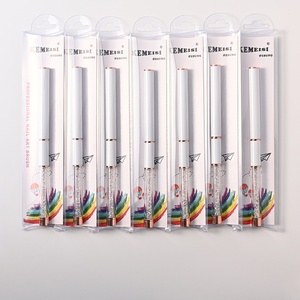 Pincel de Uñas Acrílico Kolinsky 3D con Pelo de Marta y Mango Metálico Dorado para Manicura, Construcción de Uñas en Polvo, Salón, Pintura y Dibujo, Herramienta de Arte de Uñas - Product Image 4