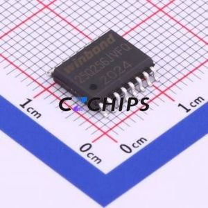 Chip IC de circuito integrado W25Q256JVFIQ, original y nuevo, NOR FLASH - Product Image 1
