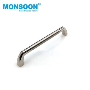 דלת לובי מודרני מותאם אישית ידית עץ צד אחד עבור ריהוט מטבח ארונות סגסוגת אבץ דלת עץ למשוך מגירה - Product Image 1