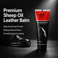 Betún para Zapatos de Aceite de Oveja Jinyang de Textura Cremosa y Suave, 70g, Sin Residuos de Partículas, Fácil de Limpiar