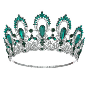 Couronne de championne de concours de beauté mondial, diadème réglable pour mariée, spectacle scénique, défilé, grande couronne de défilé - Product Image 5