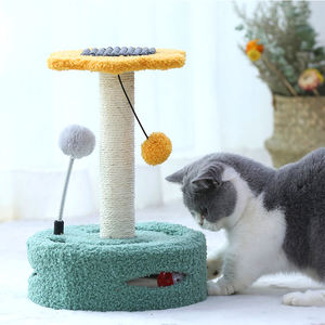 <span class=keywords><strong>Cat</strong></span> Scratch Board Nest carta ondulata Pet Box gabbie e case per gatti in cartone con albero rampicante tiragraffi per gatti - Product Image 4