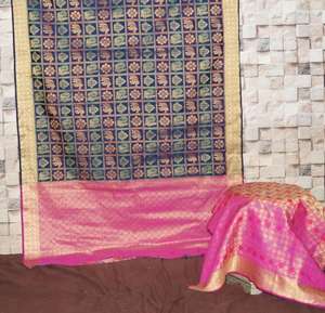 ชุดส่าหรีผ้าไหมผ้าคอตตอนพร้อมเสื้อชิ้นพิเศษสำหรับผู้หญิงอินเดียขายส่งจาก surat - Product Image 2