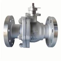 Válvula de Bola de Acero Inoxidable 304/316 CF8M CF8 ASME WCB-150LB/300LB/600LB DN40 con Brida para Control de Petróleo y Gas OEM