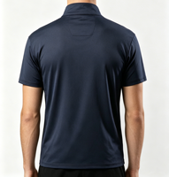 T-shirt de sport pour homme à col montant 1/4 zip, manches courtes, séchage rapide, en coton Spandex 160 GSM, avec logo personnalisé, certifié SGS