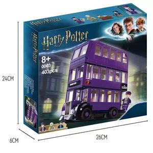 Compatibile con i blocchi da costruzione Lego <span class=keywords><strong>Harry</strong></span> <span class=keywords><strong>Potter</strong></span> Knight Bus - Regalo per bambini: autobus magico da assemblare per scene di strada - Product Image 2