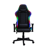 Chaise de jeu de bureau moderne pas chère, meilleure chaise de jeu RGB 2022, course de bureau pour les joueurs GEEK
