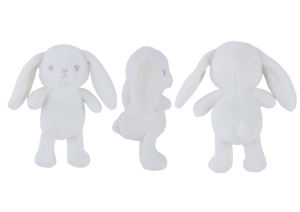 D KING D KING Lindo Conejito Blanco de Peluche, Muñeco de Conejo Suave, <span class=keywords><strong>Juguete</strong></span> de Peluche para Niños y Bebés, Algodón PP Bordado, Tamaño Personalizado, OEM, <span class=keywords><strong>Juguete</strong></span> de Regalo - Product Image 6