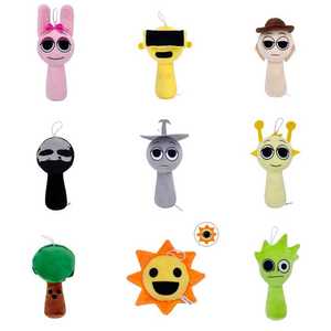 Luckykoo 2025 New <b>Stuffed</b> Animal <b>Toys</b> Sprunkie Plush Cute Cartoon PP Doll 40cm 20cm Kawaii Game Plush <b>Toys</b> - Product Image 4