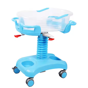 Mobilier de l'hôpital médical nouveau-né soins réglable berceau porte-lit bébé berceaux poussette chariot lit bébé chariot pour bébés - Product Image 1