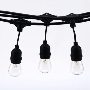 IP65หลอดไส้เอดิสัน S14กันน้ำได้สำหรับตกแต่งลานบ้านในวันหยุดสวนงานแต่งงานกลางแจ้งแบบเอดิสัน48ft ไฟสาย LED คาเฟ่ - Product Image 1