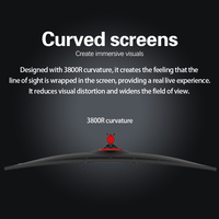 Personalización de fábrica 49 pulgadas 5K/75HZ/144HZ 1ms Monitor de juegos sin borde Pantalla de monitor de computadora de escritorio