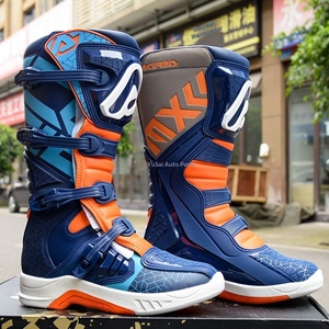 Bottes <span class=keywords><strong>de</strong></span> <span class=keywords><strong>moto</strong></span> tout-terrain/rallye 2025 antidérapantes et durables pour chemins forestiers, hommes et femmes - Product Image 2