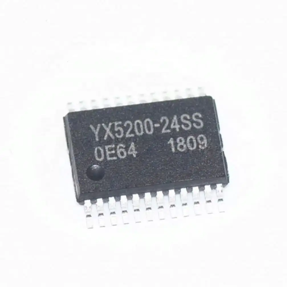 Nối tiếp chip chèn chức năng MP3 chương trình có thể chơi trong một thời gian dài có thể treo TF lưu trữ giọng nói yx5200 YX5200-24SS