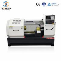 Tour CNC à lit plat polyvalent à broche unique robuste CK6150 FANUC Haute Précision pour tournage horizontal de pièces métalliques et filetage d'arbres