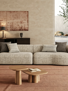 Modern Minimalist Mid- Style Velvet <b>Wood</b> <b>Frame</b> Movable Design <b>for</b> Small Spaces Suitable <b>for</b> Two/three People - Product Image 3