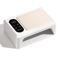 Lampe UV LED Professionnelle 380 W 96 Billes pour Séchage Rapide Gel Ongles, Outils d'Art Ongulaire avec Repose-Main, Sèche-Ongles UV Solaires pour Faux Ongles Personnalisés