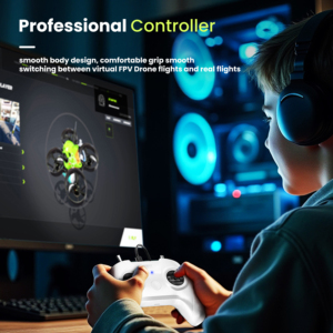 STARTRC S8 <span class=keywords><strong>Simulateur</strong></span> de <span class=keywords><strong>drone</strong></span> FPV 8 canaux Télécommande compatible avec le contrôleur d'entraînement Liftoff SkyDive - Product Image 4